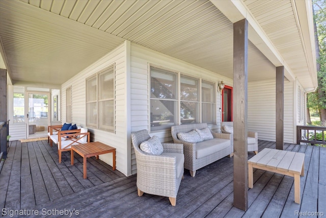 4294 N E Torch Lake Dr, Central Lake, MI 49622 - view of wooden terrace