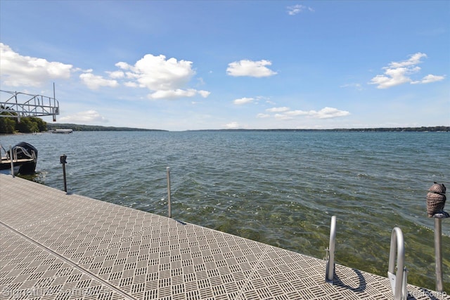 4294 N E Torch Lake Dr, Central Lake, MI 49622 - dock area featuring a water view