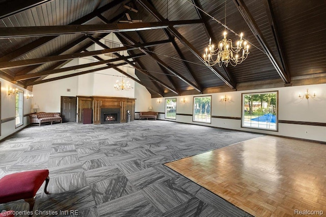 1982 Wickham St, Royal Oak, MI 48073 - lobby featuring high vaulted ceiling and beam ceiling