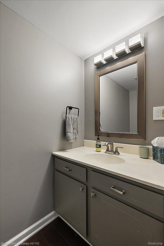1982 Wickham St, Royal Oak, MI 48073 - bathroom featuring vanity and baseboards