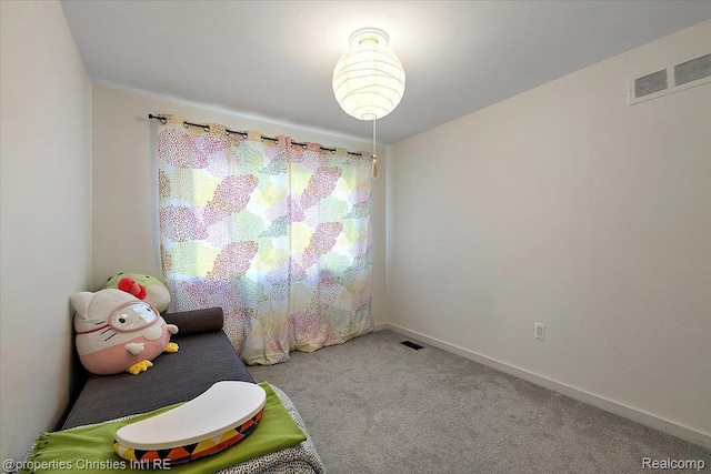 1982 Wickham St, Royal Oak, MI 48073 - recreation room featuring carpet flooring and baseboards