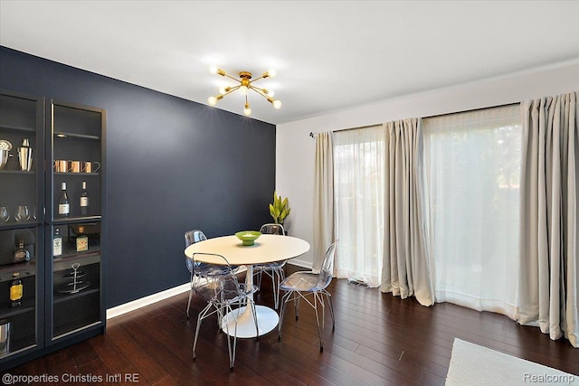 1982 Wickham St, Royal Oak, MI 48073 - dining area with dark wood-type flooring