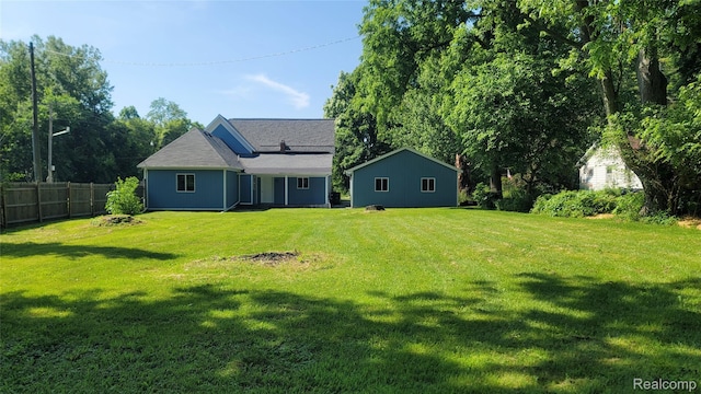 9630 Lambs Rd, Goodells, MI 48027 - back of house
