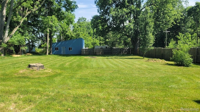 9630 Lambs Rd, Goodells, MI 48027 - view of fenced backyard