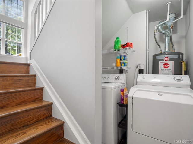 1524 Maryland Club Dr, Royal Oak, MI 48067 - washroom with washer and dryer and water heater