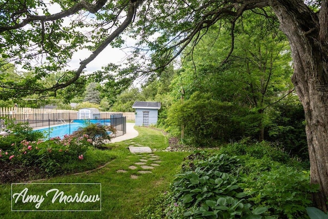 708 Magnolia Ct, Big Rapids, MI 49307 - view of yard with a storage shed