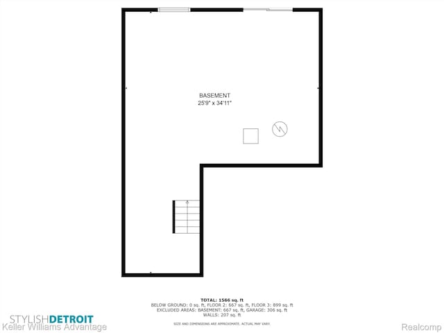 38 E Dallas Ave, Madison Heights, MI 48071 - view of property floor plan
