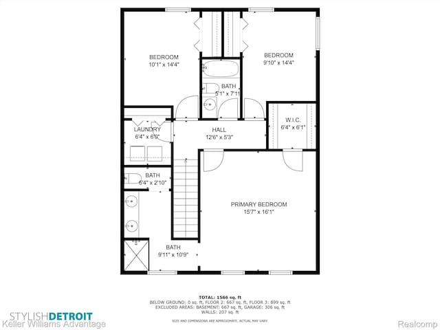 38 E Dallas Ave, Madison Heights, MI 48071 - view of floor plan / room layout