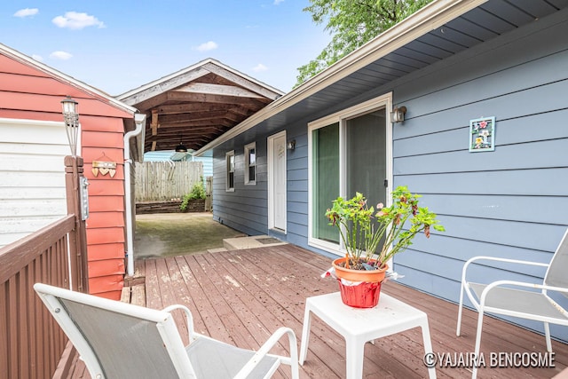 2751 Valley Ave NW, Grand Rapids, MI 49544 - view of wooden terrace