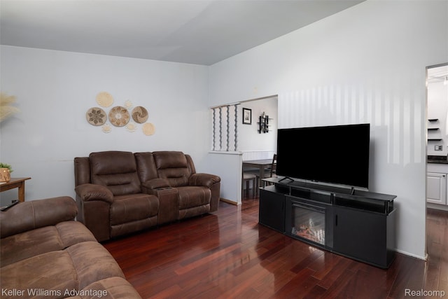9428 Oak St, Taylor, MI 48180 - living area with wood finished floors
