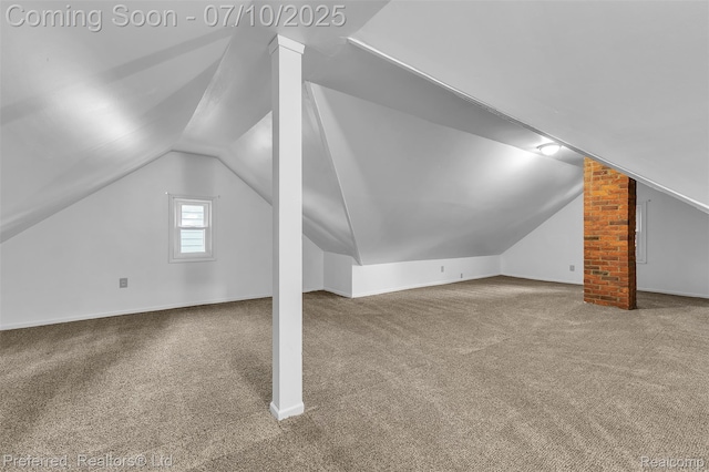 9624 Columbia, Redford, MI 48239 - additional living space with carpet and lofted ceiling