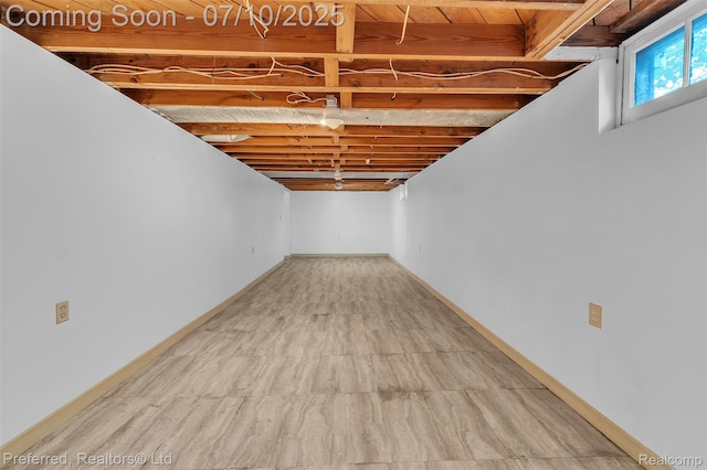 9624 Columbia, Redford, MI 48239 - below grade area featuring baseboards
