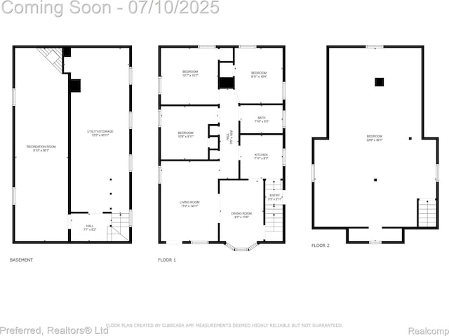 9624 Columbia, Redford, MI 48239 - view of property floor plan