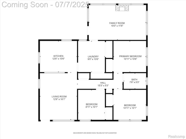 18735 Valade St, Riverview, MI 48193 - view of property floor plan
