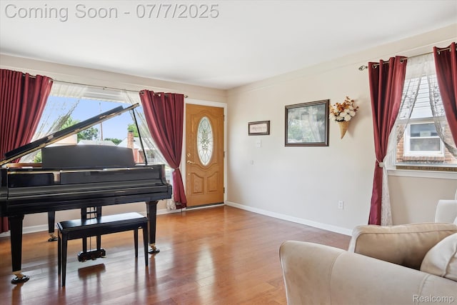 18735 Valade St, Riverview, MI 48193 - entryway with baseboards and wood finished floors