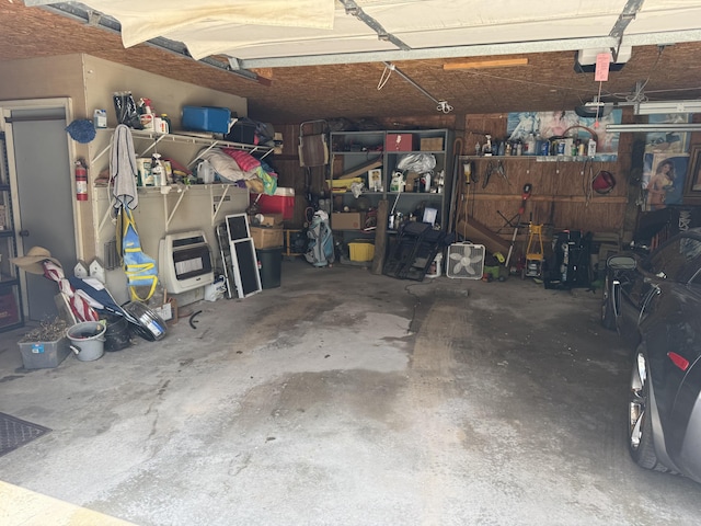 3338 Abbey Rd, Hart, MI 49420 - garage with a garage door opener