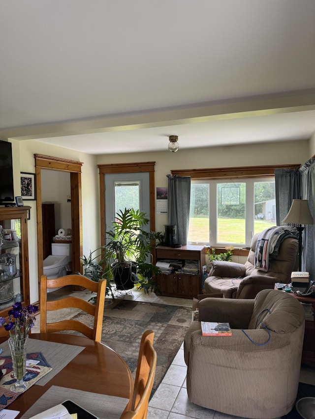 3338 Abbey Rd, Hart, MI 49420 - living room with light tile patterned floors