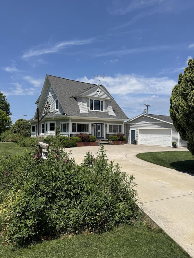 3338 Abbey Rd, Hart, MI 49420 - view of front of house with driveway