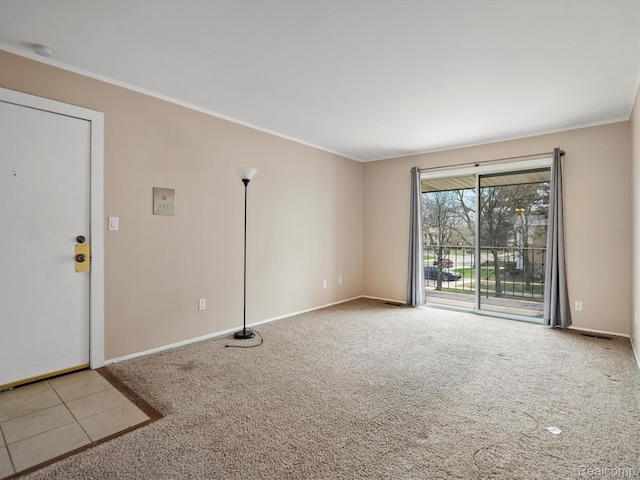 29272 Gloede Dr Unit 16, Warren, MI 48088 - empty room featuring carpet floors and crown molding