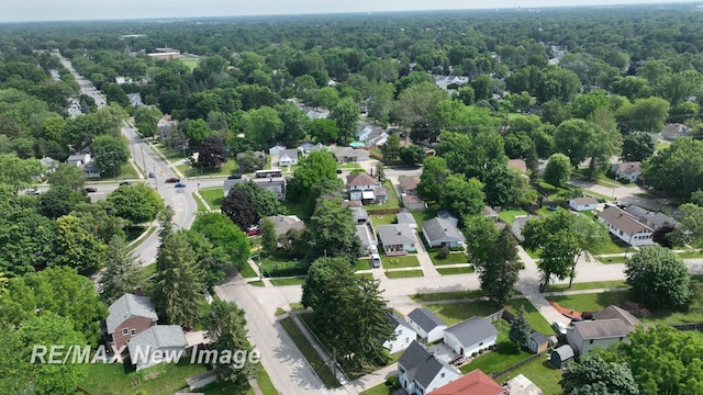 508 Malzahn St, Saginaw, MI 48602 - aerial view of property's location with nearby suburban area and a forest