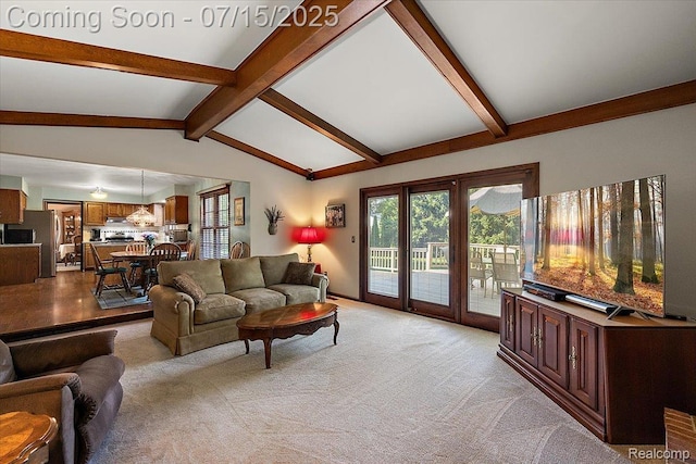 4516 Cahill Dr, Troy, MI 48098 - living room with light colored carpet