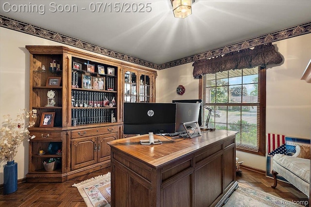4516 Cahill Dr, Troy, MI 48098 - office with baseboards