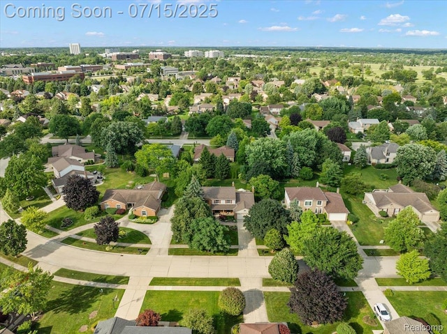 4516 Cahill Dr, Troy, MI 48098 - aerial perspective of suburban area