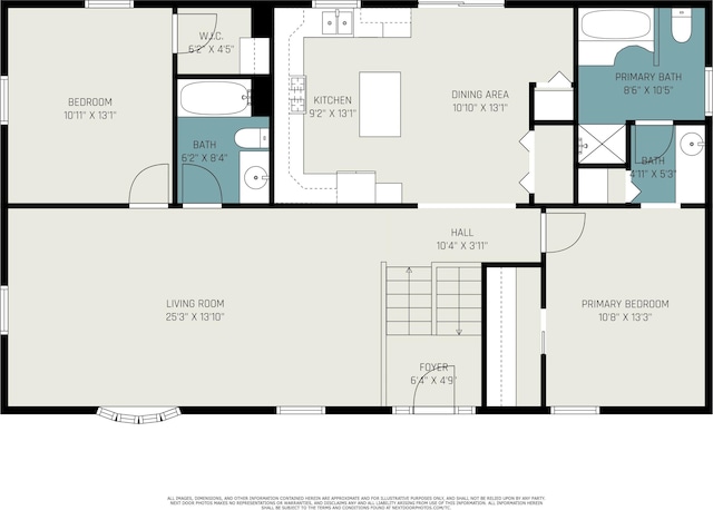 131 E Ave, Jackson, MI 49201 - view of floor plan / room layout