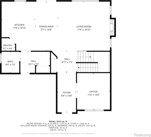 343 Hidden Riv E, Holly, MI 48442 - view of floor plan / room layout