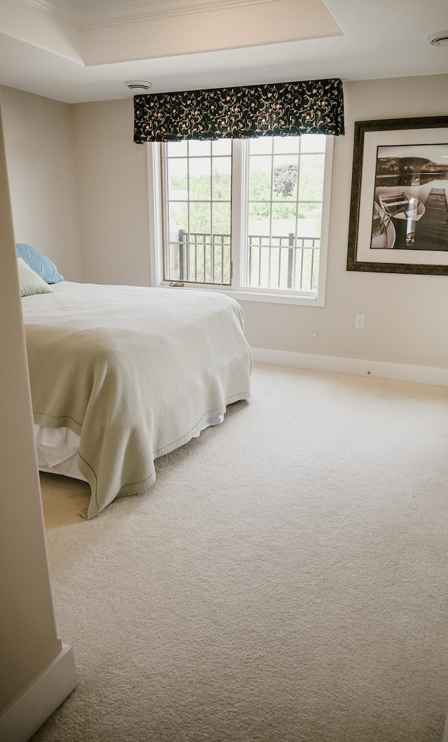 706 N Dockside Cir, Suttons Bay, MI 49682 - bedroom featuring carpet floors and multiple windows