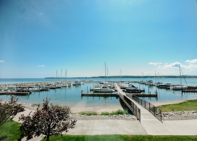 706 N Dockside Cir, Suttons Bay, MI 49682 - dock with a water view