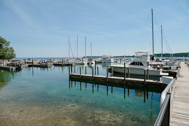 706 N Dockside Cir, Suttons Bay, MI 49682 - dock with a water view