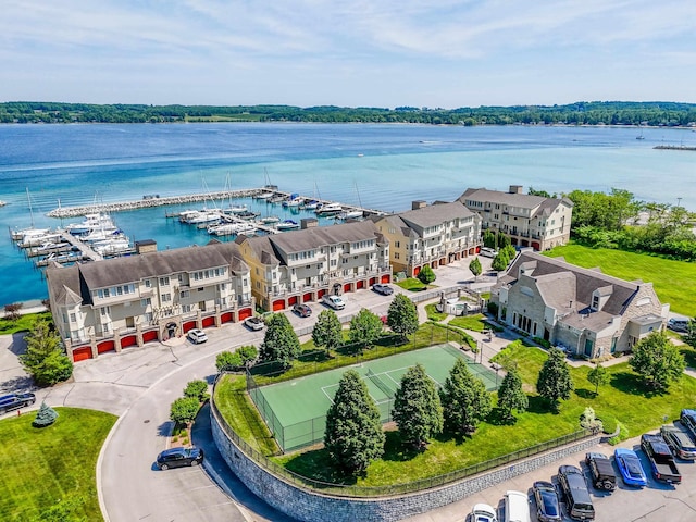 706 N Dockside Cir, Suttons Bay, MI 49682 - drone / aerial view of a large body of water