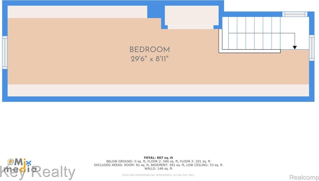 1225 S Annabelle St, Detroit, MI 48217 - view of floor plan / room layout