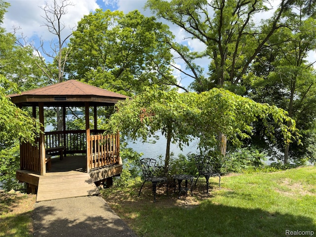 9671 Harbour Cove Ct, Ypsilanti, MI 48197 - view of property's community with a gazebo