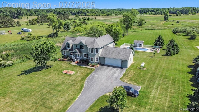 1090 E Jones Rd, Howell, MI 48855 - overview of rural landscape