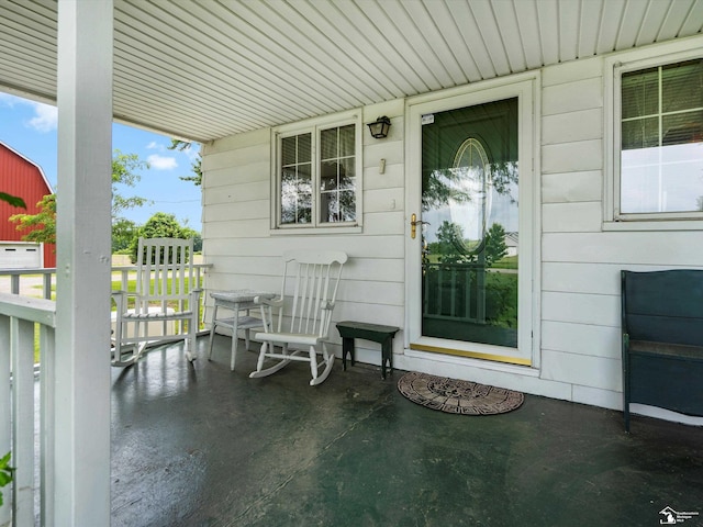 7393 Newport S Rd, Newport, MI 48166 - property entrance featuring a porch