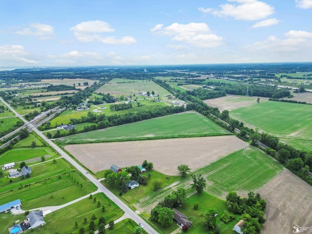7393 Newport S Rd, Newport, MI 48166 - aerial view of sparsely populated area featuring farmland