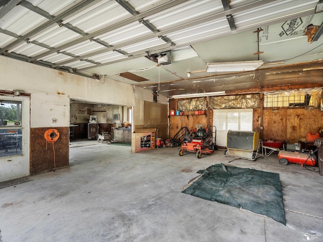 7393 Newport S Rd, Newport, MI 48166 - garage with a garage door opener