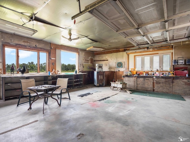 7393 Newport S Rd, Newport, MI 48166 - garage featuring a workshop area