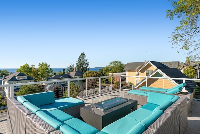 613 E Mitchell St, Petoskey, MI 49770 - patio / terrace with an outdoor hangout area