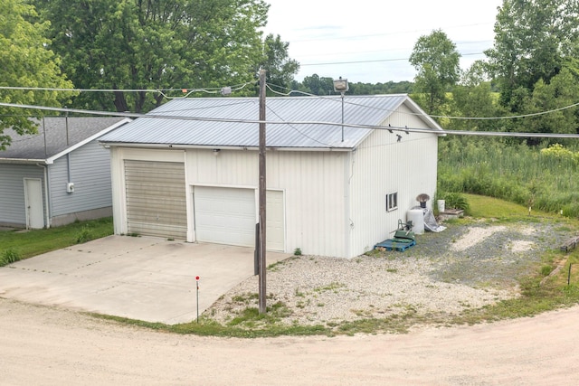 11105 Hahn Beach Dr, Evart, MI 49631 - view of detached garage