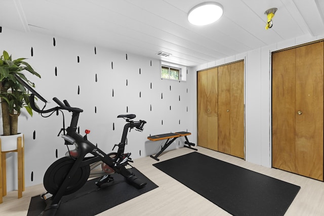 15178 154th Ave, Grand Haven, MI 49417 - exercise room featuring light wood finished floors