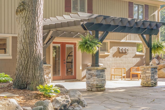 15178 154th Ave, Grand Haven, MI 49417 - entrance to property featuring french doors and a patio area