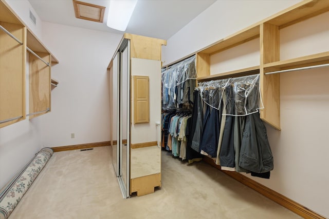 6076 Browns Lake Rd, Jackson, MI 49203 - walk in closet featuring light carpet