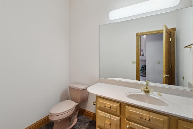 6076 Browns Lake Rd, Jackson, MI 49203 - bathroom with toilet and vanity