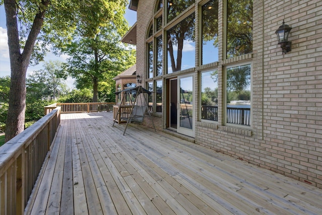 6076 Browns Lake Rd, Jackson, MI 49203 - view of deck
