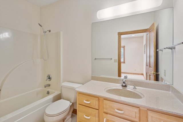 6076 Browns Lake Rd, Jackson, MI 49203 - bathroom featuring washtub / shower combination and vanity