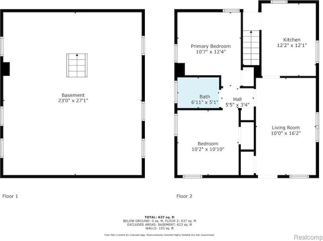 18247 Harlow St, Detroit, MI 48235 - view of property floor plan