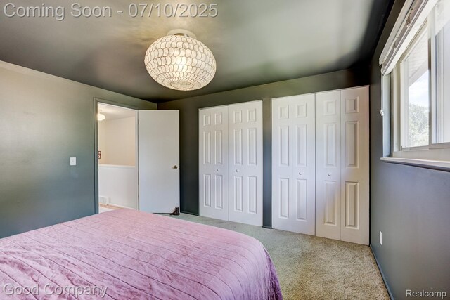 323 W Lincoln Ave, Royal Oak, MI 48067 - carpeted bedroom featuring two closets